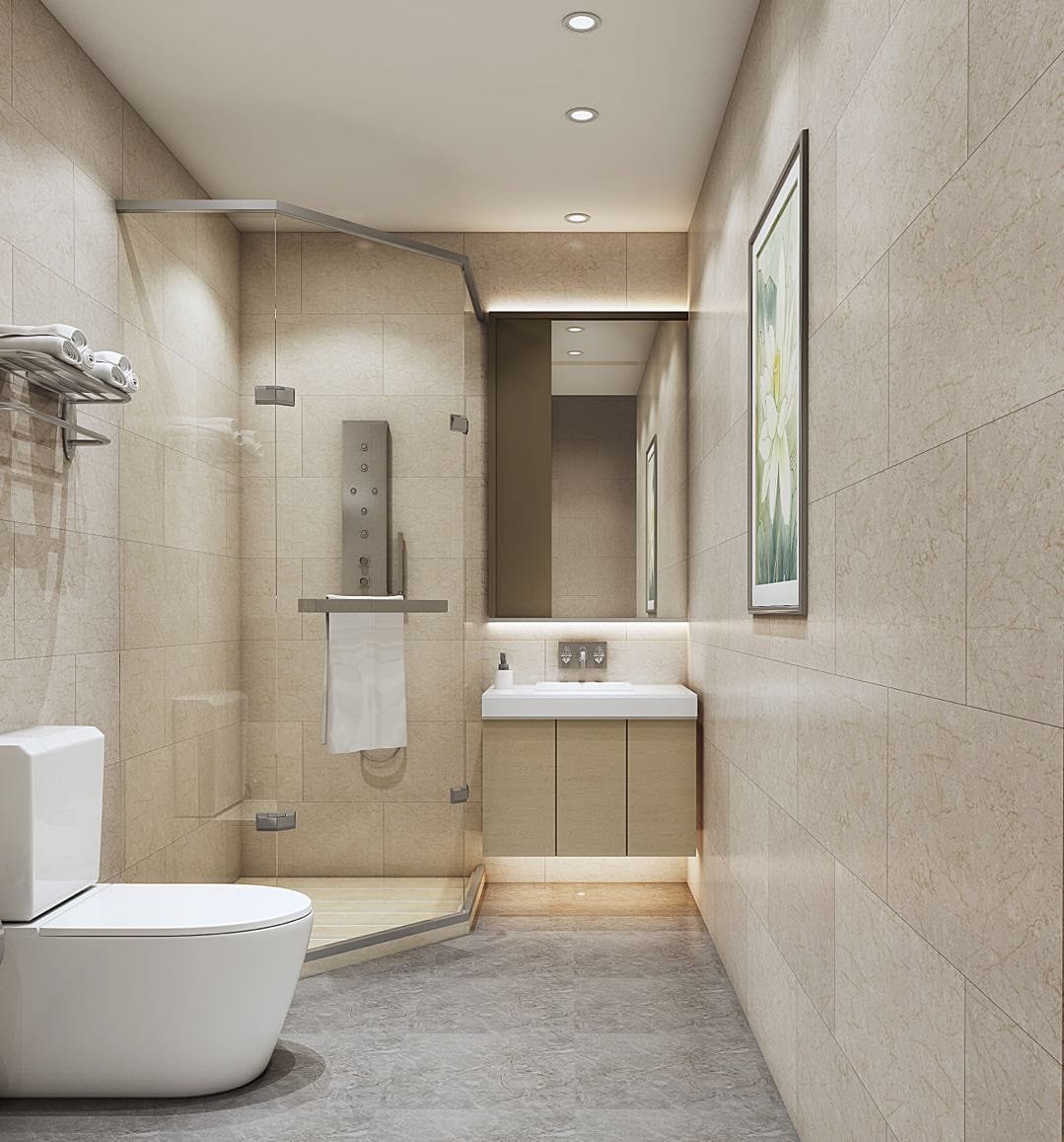 Condo-3-Chambres-La-Vista-One-Salle-de-Bain