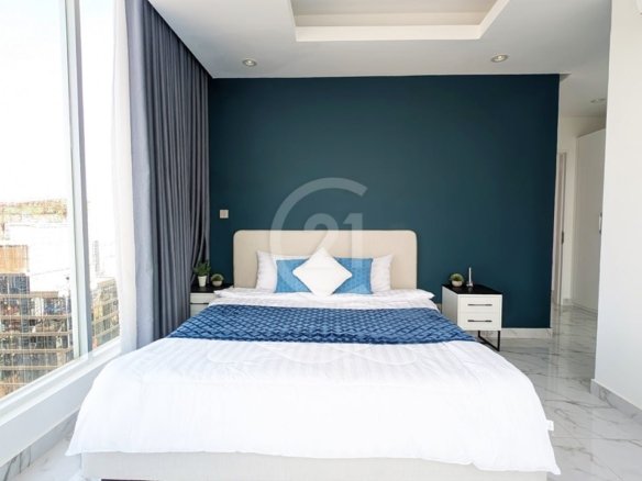 À Vendre Appartement d'angle de 2 chambres à J Tower2 Phnom Penh
