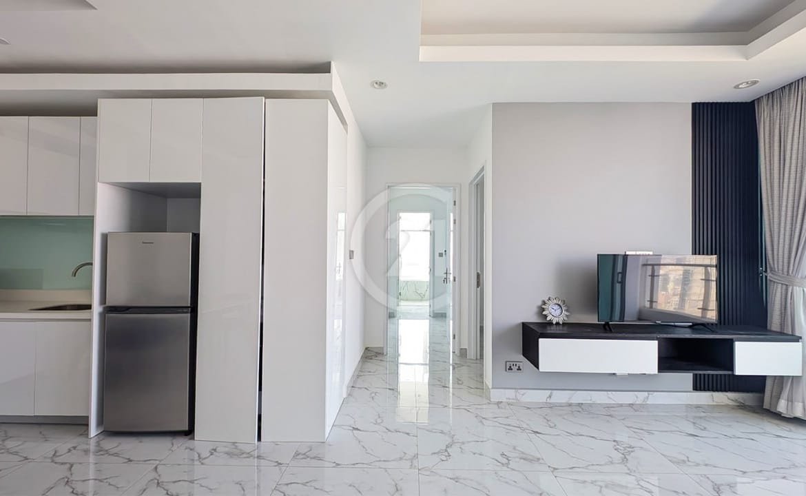 À Vendre Appartement d'angle de 2 chambres à J Tower2 Phnom Penh
